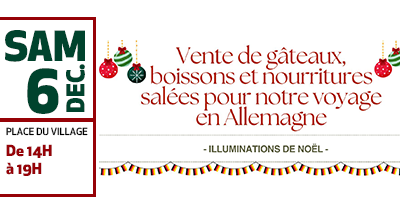 Collège Ubelka : marché de noël