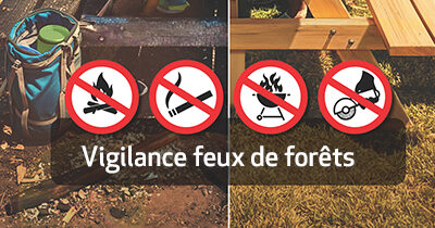 Vigilance renforcée pour les feux de forêts